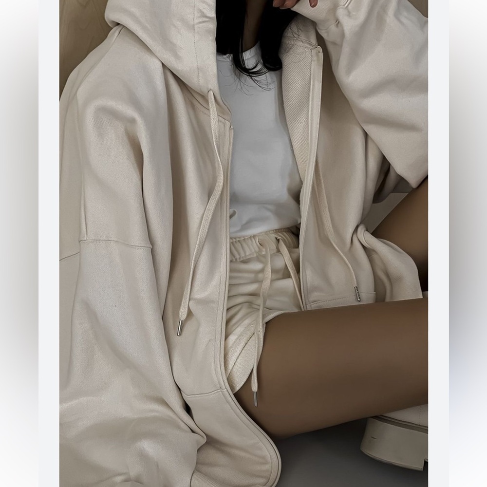 Frankie Shop Cream Women's Hoodie